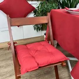 Подушка на стул 40х40 Бордо Прованс (021387), Цвет: бордовый, Размер: 40x40