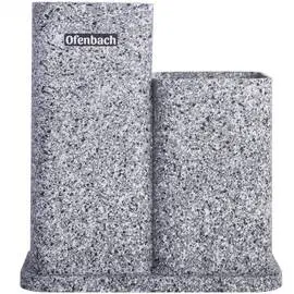 Подставка для ножей и кухонных принадлежностей двойная 21,5x13,2x23 см Ofenbach (100214)