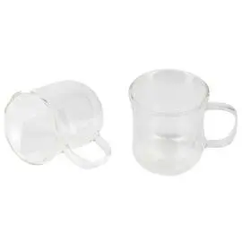 Набор стеклянных чашек Bergner Coffee & tea lovers, 230 мл, 2 шт (BG-20115-MM)