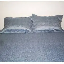 Покрывало с наволочками Le Vele 240х260 MAT SATEN INDIGO, Цвет: синий, Размер: 240x260