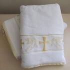 Крыжма полотенце для крещения 70x140 золото Zeron (16519), Цвет: золотой, Размер: 70x140