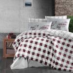 Постельное белье First Сhoice ранфорс 200х220 edmon dark red