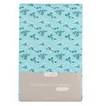 Простынь трикотажная на резинке Home Line 90х200 БЛАКИТНІ Цветы 125 г/м2 (158957)