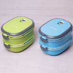 Ланч бокс двойной 1800 мл Kamille (2109)