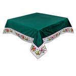 Скатертина двостороння новорічна оксамитова вишивана (стьогона) 134х317 LiMaSo (SKOVN09-317)