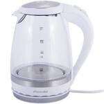 Чайник 1,5л электрический с синей LED подсветкой Kamille (1701A)