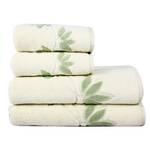 Полотенце махровое Maisonette Solvron 76х152 зеленое (107699)