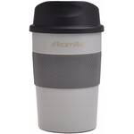 Термокружка 360 мл с TPR вставкой (серый) Kamille (2151)