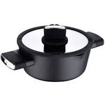 Кастрюля с крышкой Bergner Ion plus, 24 см 3.5 л (BG-35911-BK)