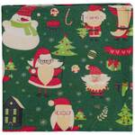 Салфетка 40х40 Санта на зеленому Прованс (035754)