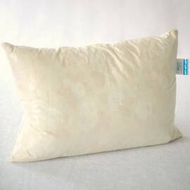 Подушка IGLEN 50х70 пух 30% в тику (50704), Колір: білий, Розмір: 50x70