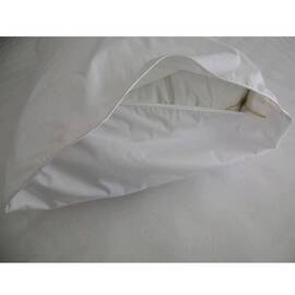 Непромокальна трикотажна наволочка IGLEN 40х60 чохол із клапаном (4060LK), Колір: білий, Тип: наволочки, Розмір: 40x60