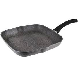 Сковорода-гриль 28 см FERRARA Ballarini (FERG9F0.28U/1000934), Цвет: серый, Тип: сковорода-гриль, Форма: квадратная, Диаметр (см): 28