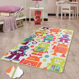 Коврик в детскую Chilai Home 100x160 ROBOT RENKLI, Цвет: фиолетовый, Размер: 100x160