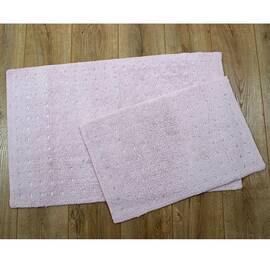 Набор ковриков Irya Esta pembe розовый 40x60+55x85 (2000022200554), Цвет: розовый, Размер: 60x90