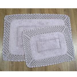 Набор ковриков Irya Lizz lila лиловый 70x100+45x65 (svt-2000022213950), Цвет: сиреневый, Размер: 70x100