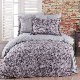 Постельное белье Class сатин 200х220 Tamara v1 Grey