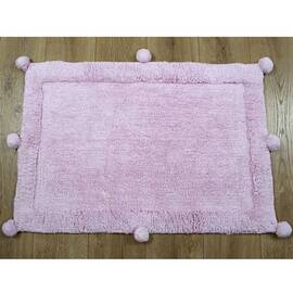 Коврик Irya New Stria pembe розовый 70x110 (svt-2000022226097), Цвет: розовый, Размер: 70x110