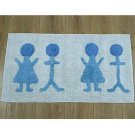 Коврик Irya Semya acquia 50x90 (svt-2000022223942), Цвет: голубой, Размер: 50x90