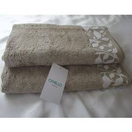 Полотенце Othello BAMBOO 50х100 бежевое, Цвет: коричневый, Размер: 50x100