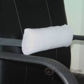Валик ортопедичний на офісне крісло Lintex, Колір: сірий, Розмір: 30x9x5