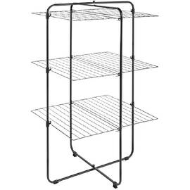 Сушилка для белья 72x64x119c черная Rennes METALTEX (408073 000)