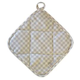 Прихватка 25х25 Прованс Bella Сіра клітинка (013648)