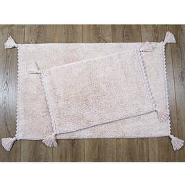 Набор ковриков Irya Angel pembe розовый 60x90+40x60 (svt-2000022237987), Цвет: розовый, Размер: 60x90