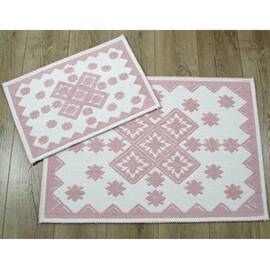 Набор ковриков Irya Culina pudra пудра 60x90+40x60 (svt-2000022238113), Цвет: розовый, Размер: 60x90