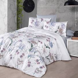 Постільна білизна First Сhoice ранфорс 200х220 layla vizon
