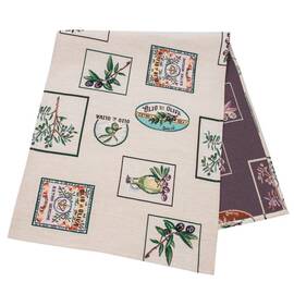 Наперон гобеленовий 45х140 (EDEN057-45) LiMaSo, Тип: доріжки (раннери), Основний колір: зелений, Форма скатертини: прямокутна, Розмір: 45x140