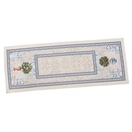 Наперон гобеленовий 37х100 (RUNNER864-37) LiMaSo, Тип: доріжки (раннери), Основний колір: синій, Форма скатертини: прямокутна, Розмір: 37x100