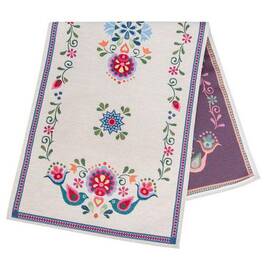 Наперон гобеленовий 45х140 (RUNNER033-45) LiMaSo, Тип: доріжки (раннери), Основний колір: бузковий, Форма скатертини: прямокутна, Розмір: 45x140