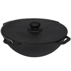 Казан азиатский чугунный с крышкой 8 л BRIZOLL (KA08-1)