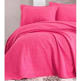 Покрывало с наволочками Eponj Home пике Venus fusya фуксия 230x240 (svt-2000022234023)