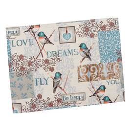 Серветка-підкладка під тарілку гобеленова 34х44 (EDEN468-34) LiMaSo, Тип: сети та підтарільники, Основний колір: коричневий, Форма скатертини: прямокутна, Розмір: 34x44