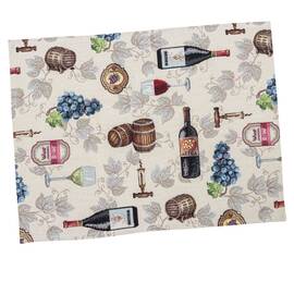 Серветка-підкладка під тарілку гобеленова 34х44 (EDEN914-34) LiMaSo, Тип: сети та підтарільники, Основний колір: кораловий, Форма скатертини: прямокутна, Розмір: 34x44