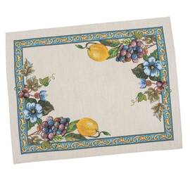 Серветка-підкладка під тарілку гобеленова 37х49 (RUNNER LIMA022-49) LiMaSo, Тип: сети та підтарільники, Основний колір: жовтий, Форма скатертини: прямокутна, Розмір: 37x49