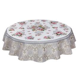 Скатертина гобеленова O90 (ROUND386LI-90D) LiMaSo, Тип: скатерти, Цвет: бежевый, Форма скатерти: круглая, Размер: Ø90