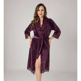 Халат NUSA женский ns 0411 murdum (l/xl), Цвет: фиолетовый, Размер: L/XL