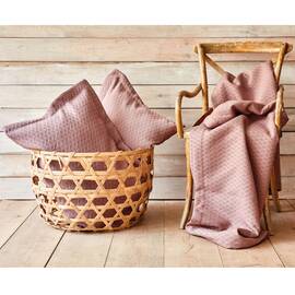 Покрывало с наволочкой Karaca Home Charm bold a.murdum светло-фиолетовое 160x240 полуторный (svt-2000022254199), Цвет: фиолетовый, Размер: 160x240