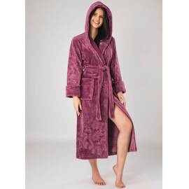 Халат NUSA жіночий ns 8655 murdum (s), Колір: фіолетовий, Розмір: S