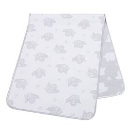 Доріжка на стіл двостороння (зі срібною тасьмою) 45х140 LiMaSo (FS80-EDEN032-45), Тип: доріжки (раннери), Основний колір: срібний, Форма скатертини: прямокутна, Розмір: 45x140