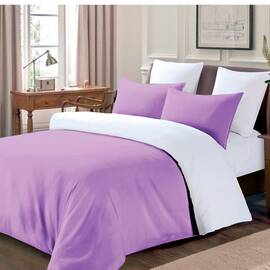 Постільна білизна Love you 200х220 3/35 фіолет-білий