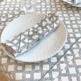 Салфетка 40х40 Avantime Лофт Сірий Прованс (017319), Тип: салфетки, Цвет: графитовый, Форма скатерти: квадратная, Размер: 40x40