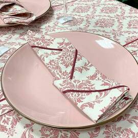 Салфетка 40х40 Avantime Версаль Бордо Прованс (017315), Тип: салфетки, Цвет: бордовый, Форма скатерти: квадратная, Размер: 40x40