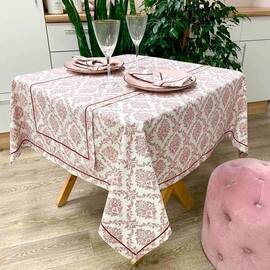 Скатерть Avantime Версаль Бордо 132х132 Прованс (017274), Тип: скатерти, Цвет: бордовый, Форма скатерти: квадратная, Размер: 132x132