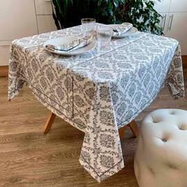 Скатерть Avantime Версаль Сірий 300х132 Прованс (017301), Тип: скатерти, Цвет: серый, Форма скатерти: прямоугольная, Размер: 132x300