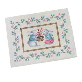 Серветка-підкладка під тарілку гобеленова 37х49 (RUNNER650-49) LiMaSo, Тип: сети та підтарільники, Основний колір: блакитний, Форма скатертини: прямокутна, Розмір: 37x49