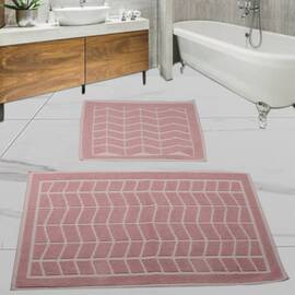 Набор ковриков Diva 60x100+50x60 WAVE PINK, Цвет: розовый, Размер: 60x100